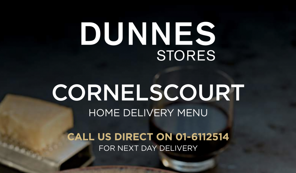 Dunnes Stores Cornelscourt: Updated Home Delivery MenuCabinteely Residents  Association
